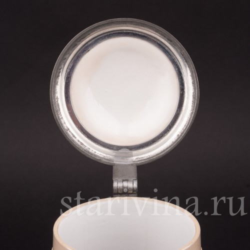 Старинная пивная кружка Кегельбан, 1/2 л, Villeroy & Boch, Германия, 1898 г.