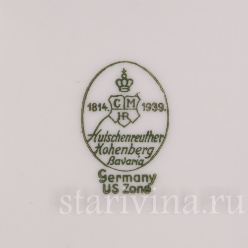 Шкатулка из фарфора Наполеон в битве при Йене, Hutschenreuther, Германия, 1945-49 гг.