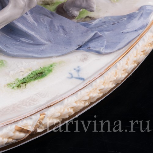 Композиция из фарфора Коррида, Volkstedt, Германия, 1894-1908 гг.