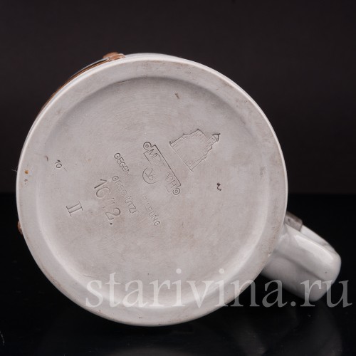 Старинная пивная кружка Художник, 1/2 л, Villeroy & Boch, Германия, 1910 г.