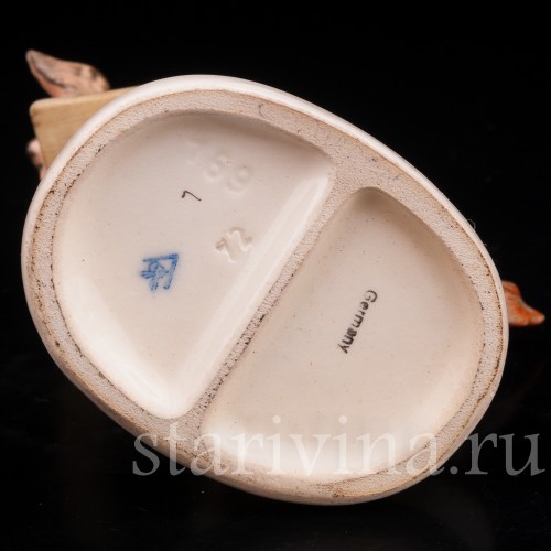 Фигурка из фарфора Ангелочек-дирижёр, Goebel, Германия, 1950-55 гг.