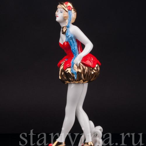 Фарфоровая статуэтка девушки Пьеретта, Rosenthal, Германия, 1920-30е гг.