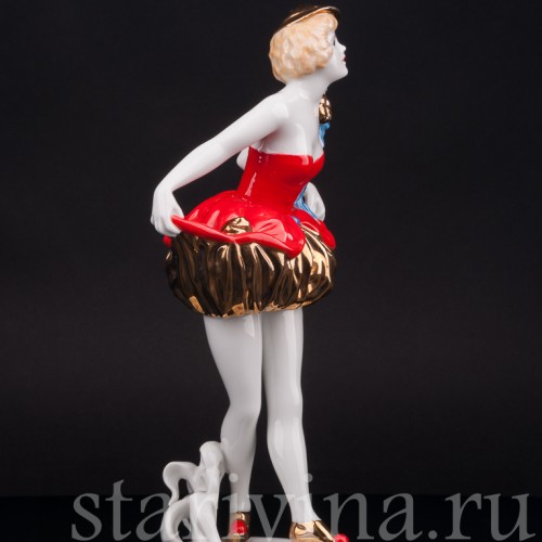 Фарфоровая статуэтка девушки Пьеретта, Rosenthal, Германия, 1920-30е гг.