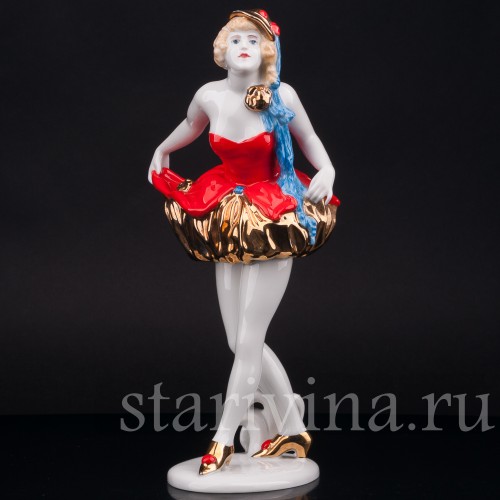 Фарфоровая статуэтка девушки Пьеретта, Rosenthal, Германия, 1920-30е гг.
