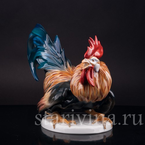 Фарфоровая статуэтка птицы Петух, Rosenthal, Германия, 1936 г.