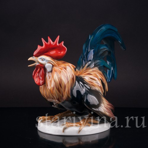 Фарфоровая статуэтка птицы Петух, Rosenthal, Германия, 1936 г.