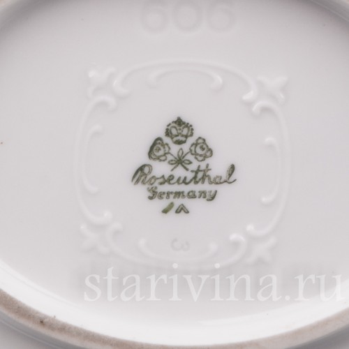 Фарфоровая статуэтка птицы Петух, Rosenthal, Германия, 1936 г.