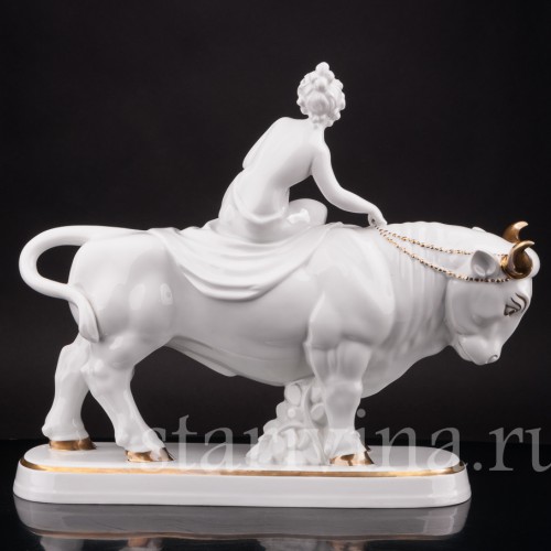 Фарфоровая композиция Похищение Европы, Tettau, Германия, 1930-1935 гг.