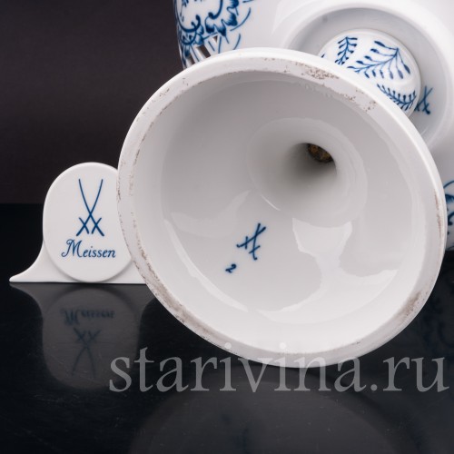 Фарфоровая фруктовница Луковичный узор, Meissen, Германия, кон. 19 - нач. 20 вв.