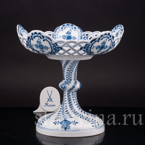 Фарфоровая фруктовница Луковичный узор, Meissen, Германия, кон. 19 - нач. 20 вв.