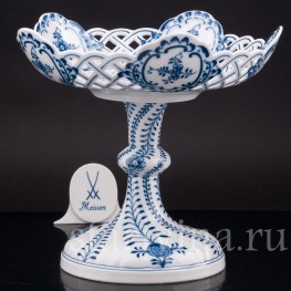 Фарфоровая фруктовница Луковичный узор, Meissen, Германия, кон. 19 - нач. 20 вв.