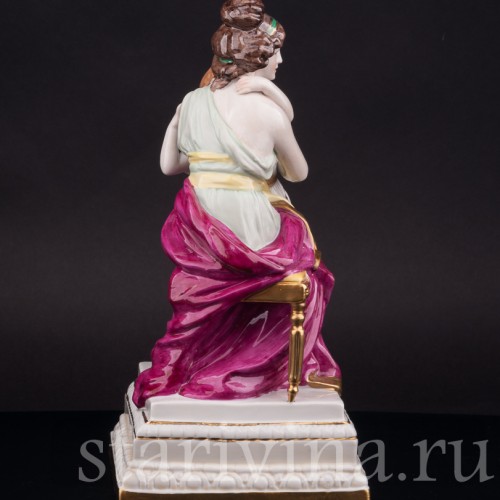 Фарфоровая статуэтка Мадам Лебрен с дочерью, Scheibe-Alsbach, Германия, сер. 20 в.