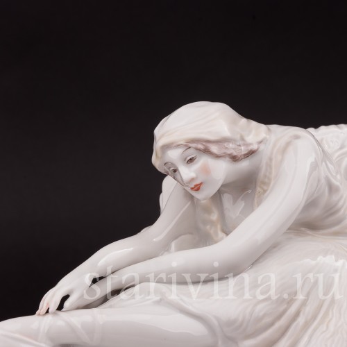 Фарфоровая статуэтка балерины Умирающий лебедь (Анна Павлова), Rosenthal, Германия, 1945-49 гг.