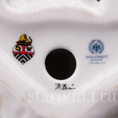 Статуэтка из фарфора Панда, Hollahanza, Венгрия, 1990 гг.