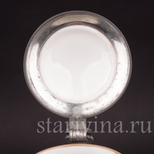 Старинная пивная кружка Сцены в трактире, 1/2 л, Villeroy & Boch, Германия, 1904 г.