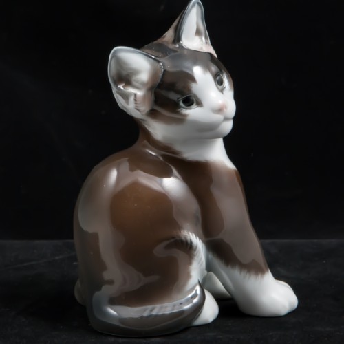 Черно-белый котенок, Rosenthal, Германия, 1960 гг