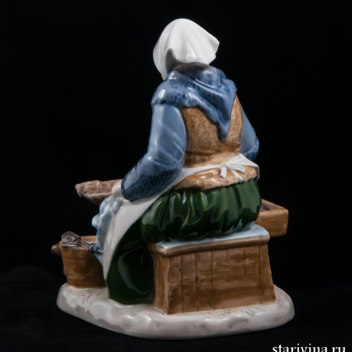 Торговка рыбой, Bing & Grondahl, Дания, 1970 гг