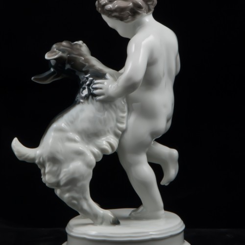 Путти с козленком, Rosenthal, Германия, 1930-50 гг