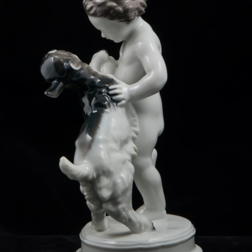 Путти с козленком, Rosenthal, Германия, 1930-50 гг
