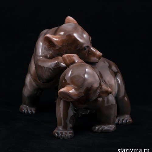 Играющие медвежата, Rosenthal, Германия, 1930-50 гг