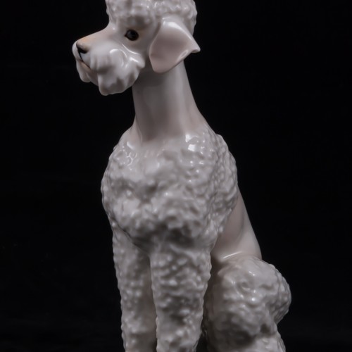 Белый пудель, Hutschenreuther, Германия, 1960 гг