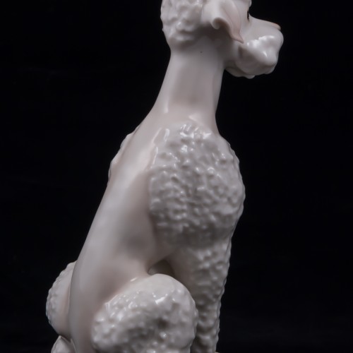 Белый пудель, Hutschenreuther, Германия, 1960 гг