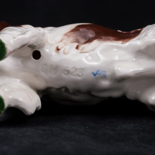 Спаниель бело-коричневый, Goebel, Германия, 1968 г