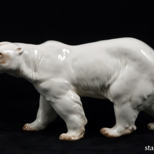 Идущий белый медведь, Hutschenreuther, Германия, 1970 гг