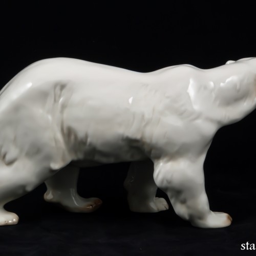 Идущий белый медведь, Hutschenreuther, Германия, 1970 гг