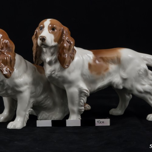 Два спаниеля, Hutschenreuther, Германия, 1970 гг