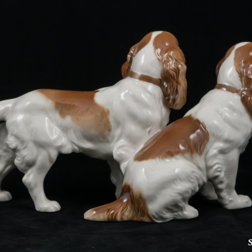 Два спаниеля, Hutschenreuther, Германия, 1970 гг