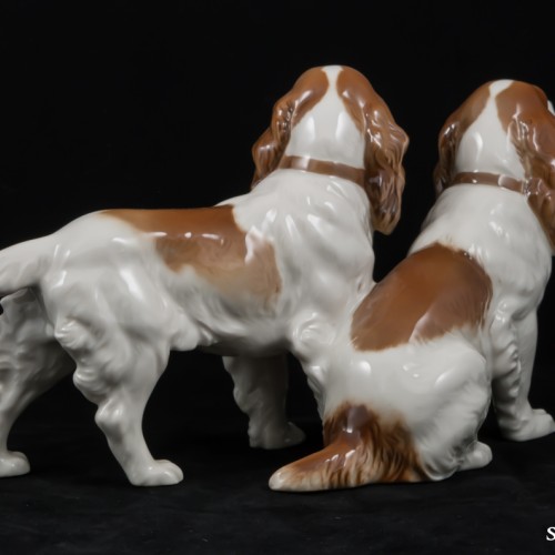 Два спаниеля, Hutschenreuther, Германия, 1970 гг