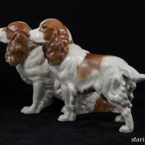 Два спаниеля, Hutschenreuther, Германия, 1970 гг