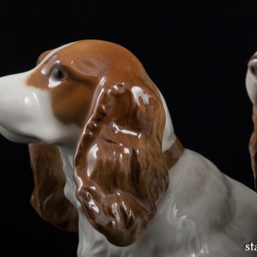 Два спаниеля, Hutschenreuther, Германия, 1970 гг