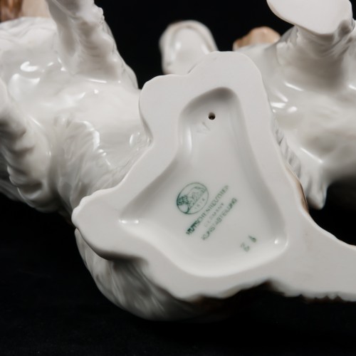 Два спаниеля, Hutschenreuther, Германия, 1970 гг