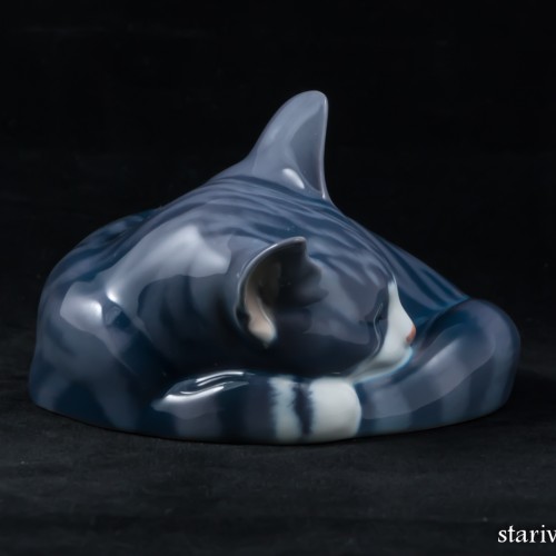 Спящий котенок, Royal Copenhagen, Дания, 1960 гг