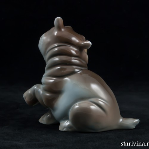 Бегемотик, миниатюра, Rosenthal, Германия, 1950 гг
