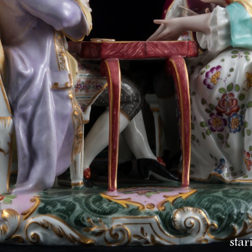 Игра в карты, Porcelaine de Paris, Франция, 19 в