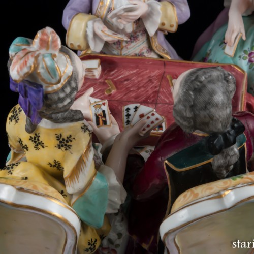 Игра в карты, Porcelaine de Paris, Франция, 19 в