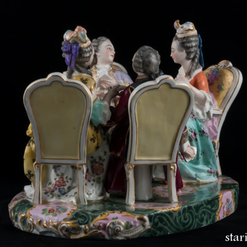 Игра в карты, Porcelaine de Paris, Франция, 19 в
