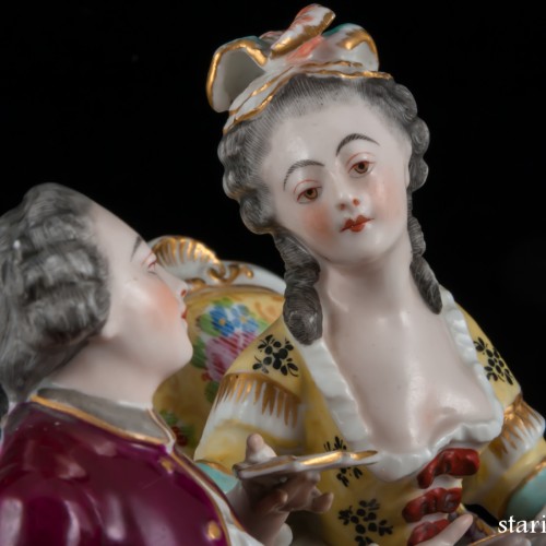 Игра в карты, Porcelaine de Paris, Франция, 19 в
