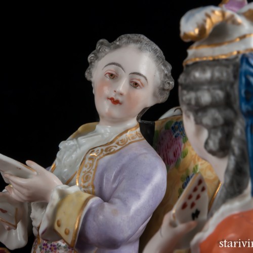 Игра в карты, Porcelaine de Paris, Франция, 19 в