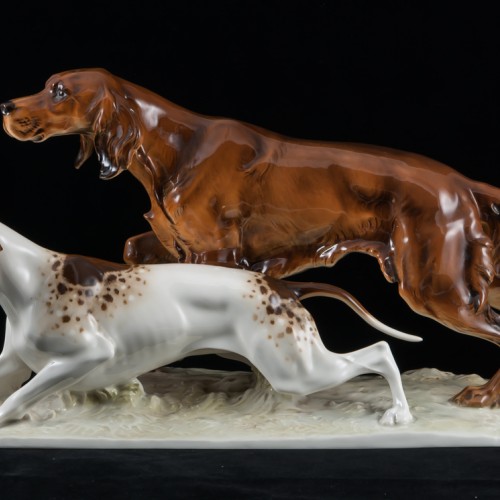 Охотничьи собаки, Hutschenreuther, Германия, 1938-55 гг