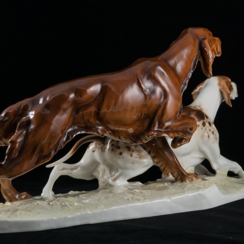 Охотничьи собаки, Hutschenreuther, Германия, 1938-55 гг