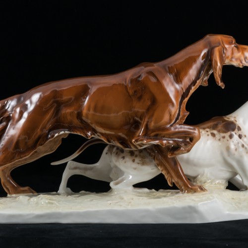 Охотничьи собаки, Hutschenreuther, Германия, 1938-55 гг