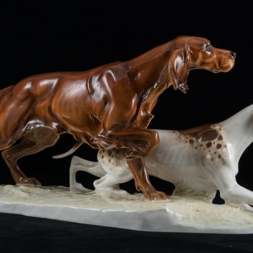 Охотничьи собаки, Hutschenreuther, Германия, 1938-55 гг