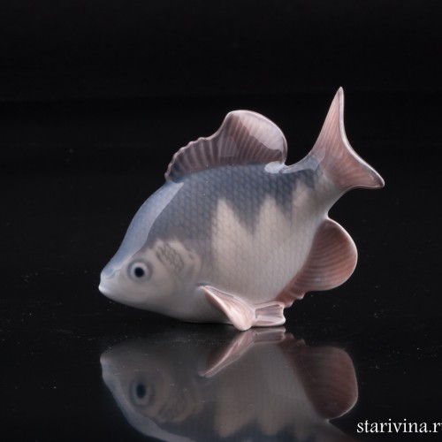 Окунь, миниатюра, Royal Copenhagen, Дания, 1960 гг