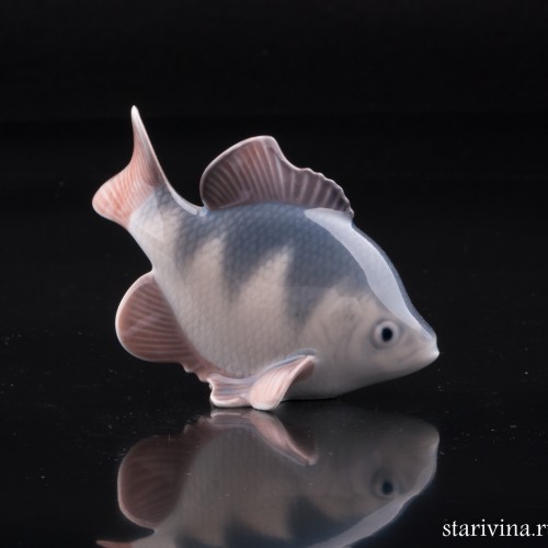 Окунь, миниатюра, Royal Copenhagen, Дания, 1960 гг