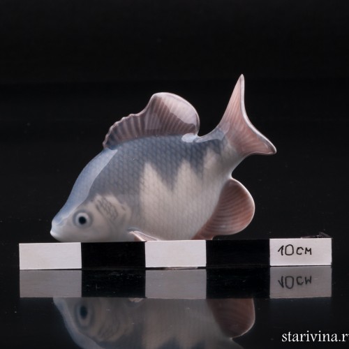 Окунь, миниатюра, Royal Copenhagen, Дания, 1960 гг