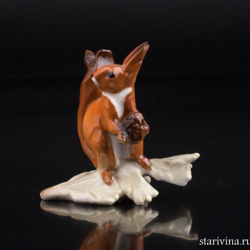 Белка, миниатюра, Hutschenreuther, Германия, 1960 гг